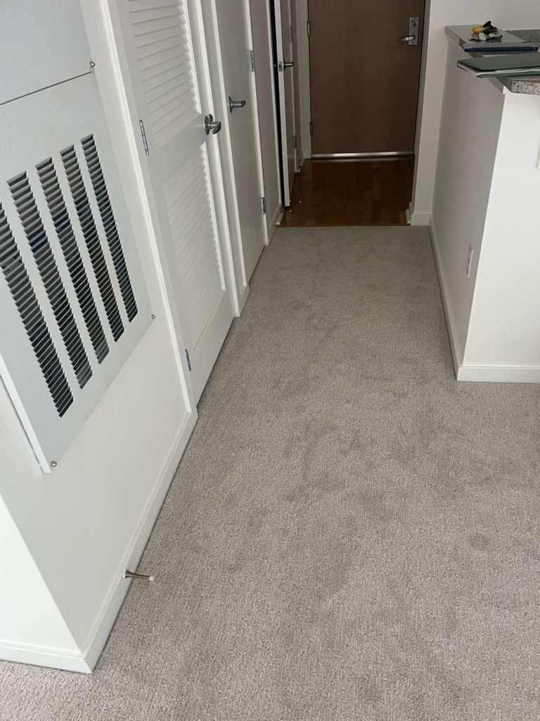 Before waterproof hardwood installation, Walnut Creek CA